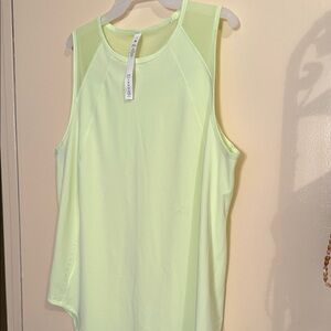 lululemon athletica Neon Lime Performance Tank